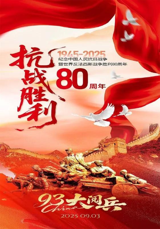纪念中国人民抗日战争暨世界反法西斯战争胜利80周年阅兵式